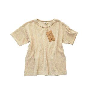 NWT The Simple Folk Organic Terry Boxy Tee 9/10 Kids